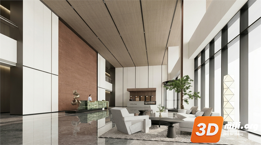 Lobby front desk Skp Files 